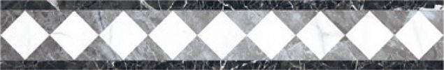 Керамогранит black&white бордюр k-60/lr/f01-cut/10x60 в интерьере