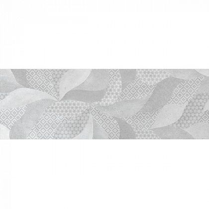 плитка настенная сидней 1д светло-серый 25х75 (1,69м2/60,84м2) 