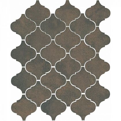 65004 плитка настенная арабески котто коричневый 26x30 (0,59м2/28,32/48уп)