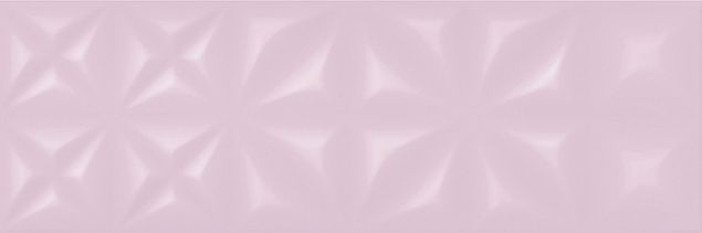 lila плитка настенная рельеф розовый (llu072d) 25x75