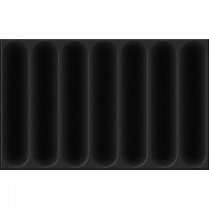 плитка настенная марсель черный низ 02 25х40 (1,4м2/75,6м2/54уп) (рельеф)