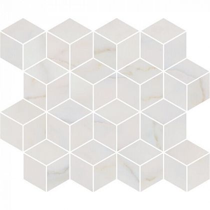 t017\14003 декор греппи белый мозаичный 45x37,5 (5шт) 
