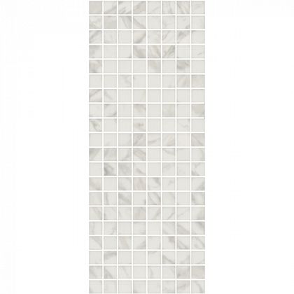 mm7203 декор алькала белый мозаичный 20x50 (10шт) 