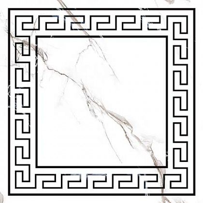 Керамогранит marble classic g-270/g/d01/400x400x9/s1 (gt-270/d01) декор- 9 шт в интерьере
