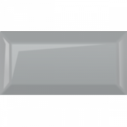 плитка настенная metrotiles серый грань 10х20 (0,88м2/73,92м2) 