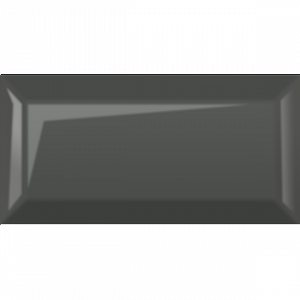 плитка настенная metrotiles темно-серый грань 10х20 (0,88м2/73,92м2) 