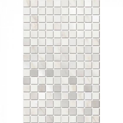 mm6359 декор гран пале белый мозаичный 25х40 (8шт) 